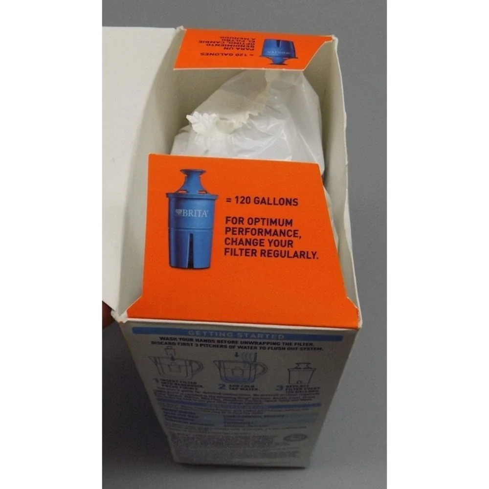 2 New Brita Longlast Pitcher Replacement Filter Pack Sealed Lasts 3x Longer
